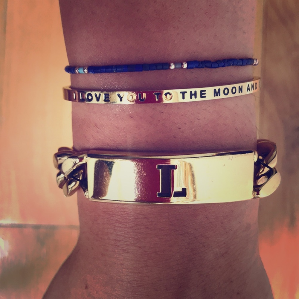 C Wonder L initial Bracelet